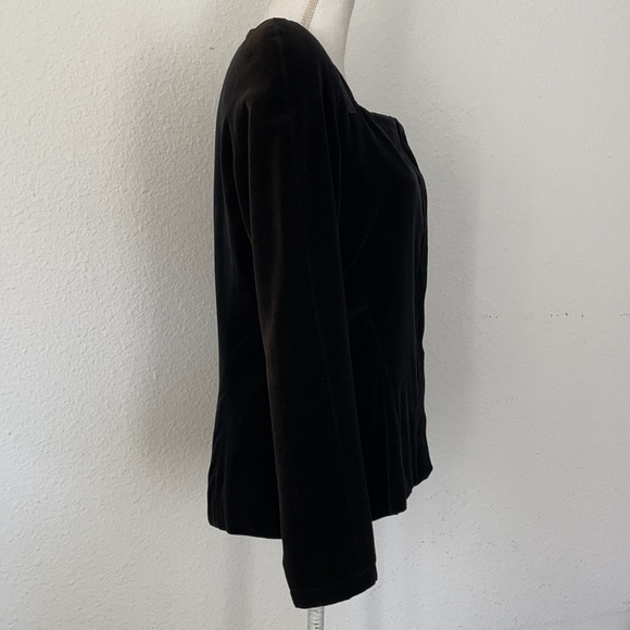 Vintage Gianni Versace Black Velvet Jacket - Picture 6 of 13
